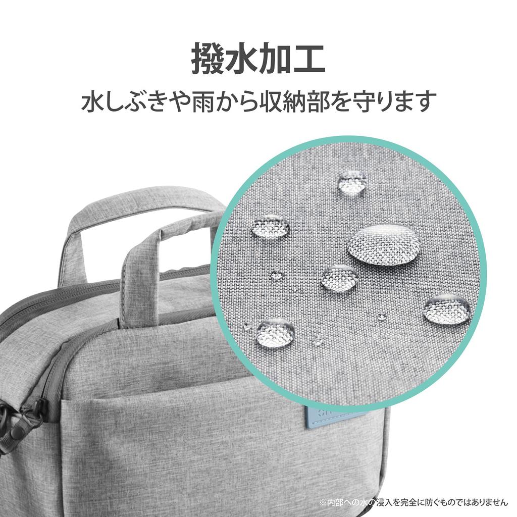 Travel Messenger Bag Gray [ELECOM] DGB-S045GY