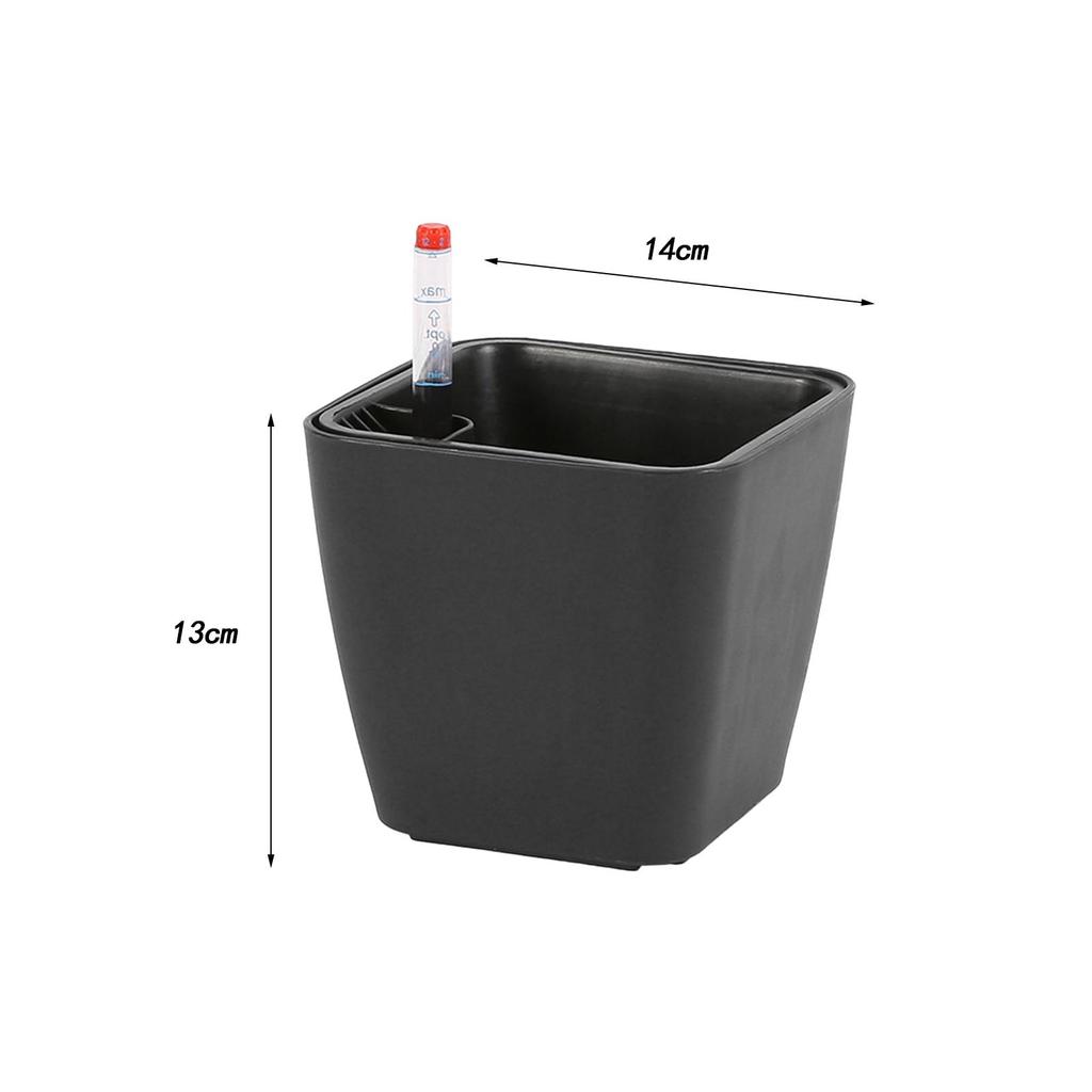 Pp Self Watering Plant Pot with Water Level Indicator Flower Pot