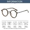 New Round Anti Blue Light Blocking Glasses Woman Man Fashion Small Frame Retro Computer Eyeglasses Optical Reading Eyewear