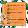 Vaadi Herbals Orangen-Sheabutter-Lippenbalsam Feuchtigkeitsspendende Lippenpflege Für Weiche Glatte Lippen Mit Vitamin E & Jojobaöl 10 g X Packung mit 4