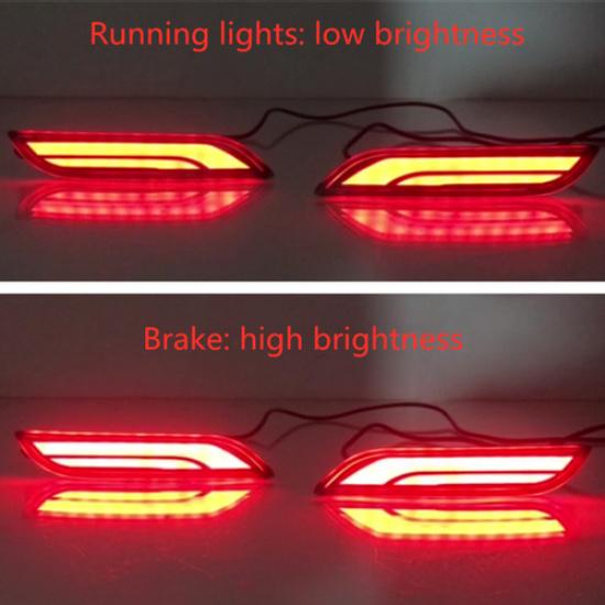 Rear Bumper Decoration Lamp Led Brake Light For Toyota Camry 2018-2024