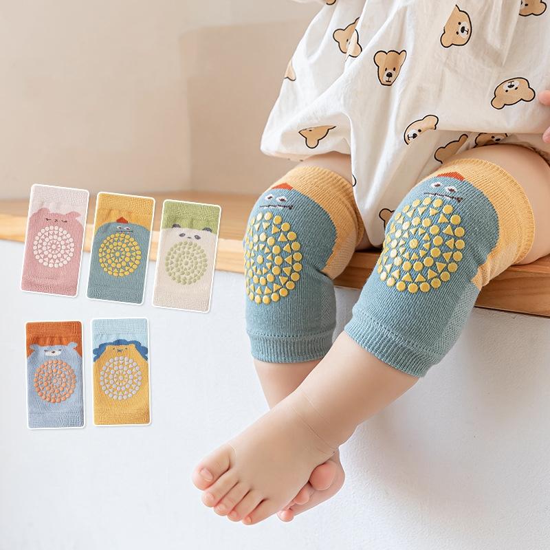 Kids Non Slip Crawling Knee Pads Infants Toddlers Baby Accessories Dot Knee Pads Protector Safety Kneepad Leg Girls Boys