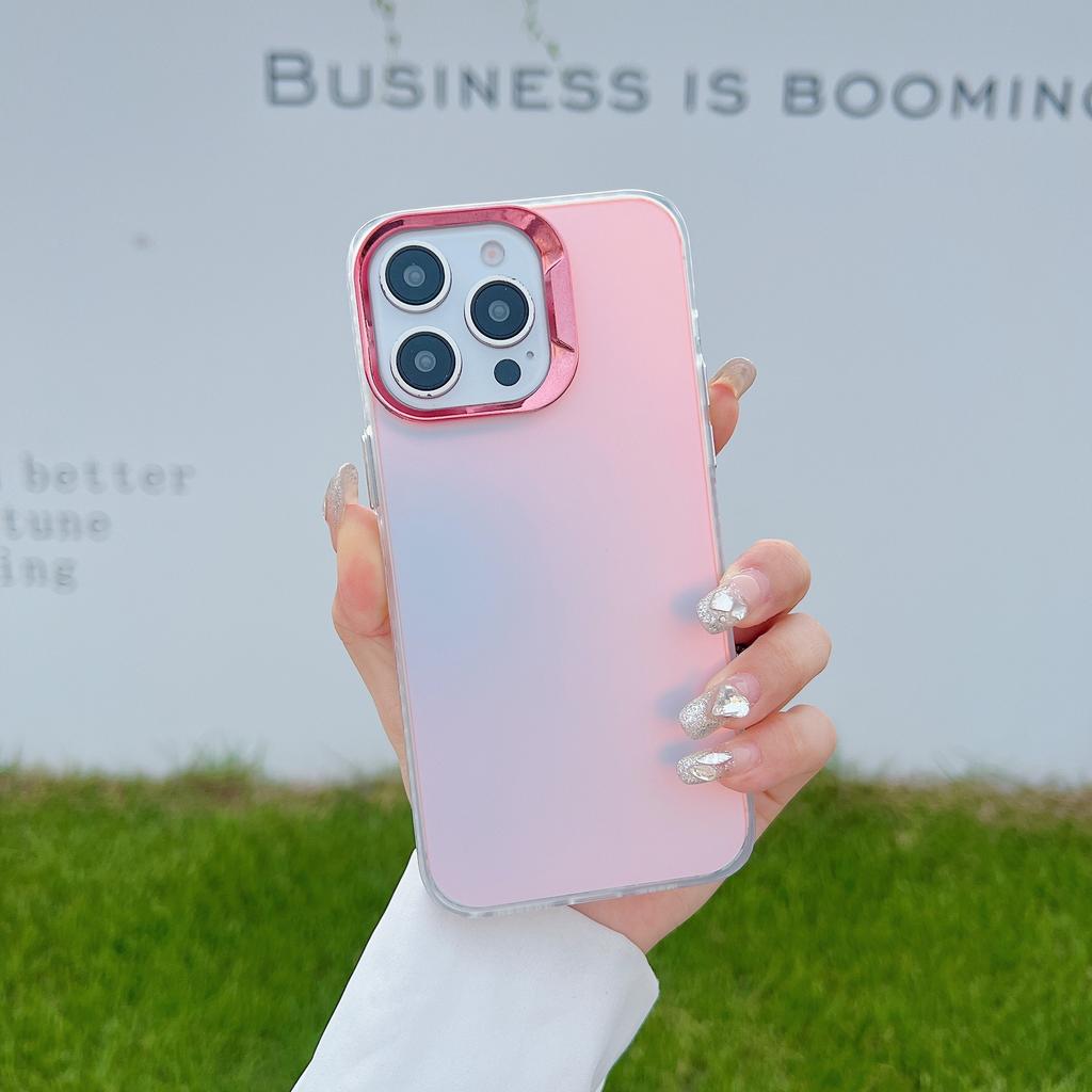 Applicable To Apple 16 Mobile Phone Case Chameleon Anti-fall IPhone 15 Promax Protective Case Laser 14 Simple