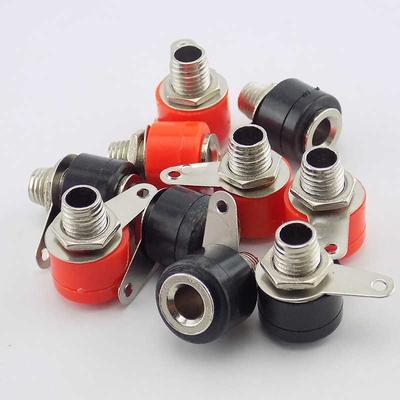 5pcs 4mm Banana Plug Connector for Tester Instrument Terminal DIY Model Parts Security Panel Banana Socket