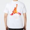 Jordan T Shirts Men's White Crew Neck Moderate Straight Fit DH8967-100