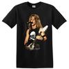 James Hetfield Thrash Metal Guitarist T-shirt Teschio Gibson Flying V Tee