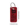 1 Stück Rote Serie Gestickter Schlüssel Cool Buchstabe Zitat Schlüsselanhänger Schlüsselanhänger Für Auto Motorrad Schlüsselanhänger Halter Schmuck Zubehör