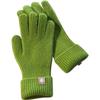 1 pair Five Finger Full Finger Mittens Wool Knitting Cycling Driving Gloves Knitting Gloves  Female