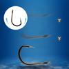 100Pcs Circle Fishing Catfish Hooks Thick Sharp Portable Strong Carbon Steel Sharp