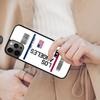 Boarding Fly Ticket Magnetic Phone Case For APPLE iPhone 17 Air 16 14 13 12 Pro Max 15 Plus Wireless Charge With MagSafe Cover