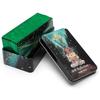 1 Box of Tarot Cards, Gold Plated Tarot Cards with Paper Instructions, Divination Game, Guided Tarot Card Deck, Tarot Cards Enhance Intuition and Pers