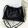 2024 Women's Woven Dumpling Crossbody Bag - Trendy Niche Design, Cloud Single Shoulder Bag