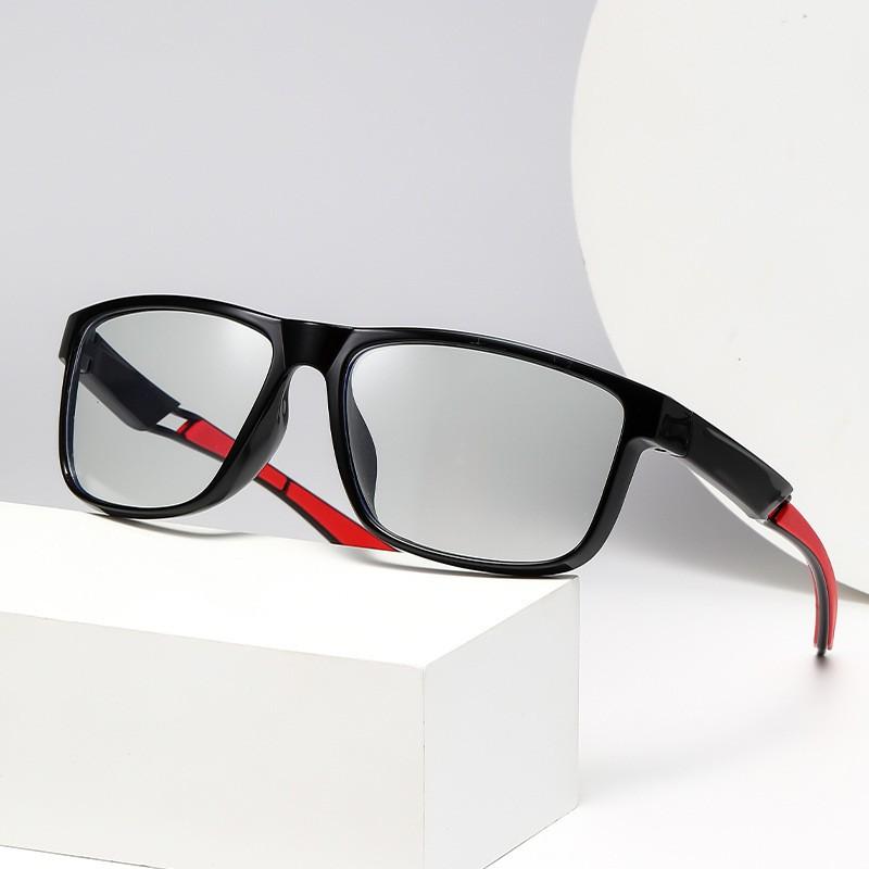 New Photochromic Myopia Glasses Neutral Fashion Full Frame Outdoor Sports Myopia Glasses Hd Blue Light Blocking Glasses To -4.0