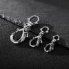 Stainless Steel Skull Keychain for Men Gothic Style Keyring Unisex Accessory Perfect Gift for Birthday Halloween Party