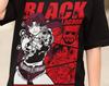 Unisex Black Lagoon Anime T-Shirt, Revy Graphic Tee Waifu Manga Shirt
