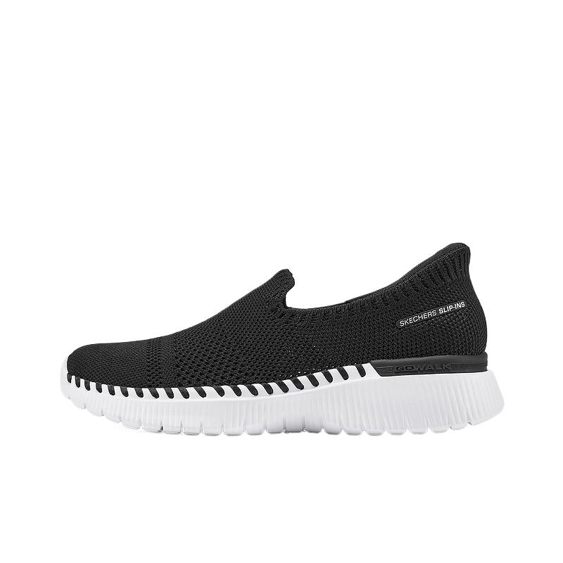 Skechers Go Walk Сетчатые Удобные Простые Универсальные Низкие Повседневные Кроссовки Женские Черный 124743-BKW 37