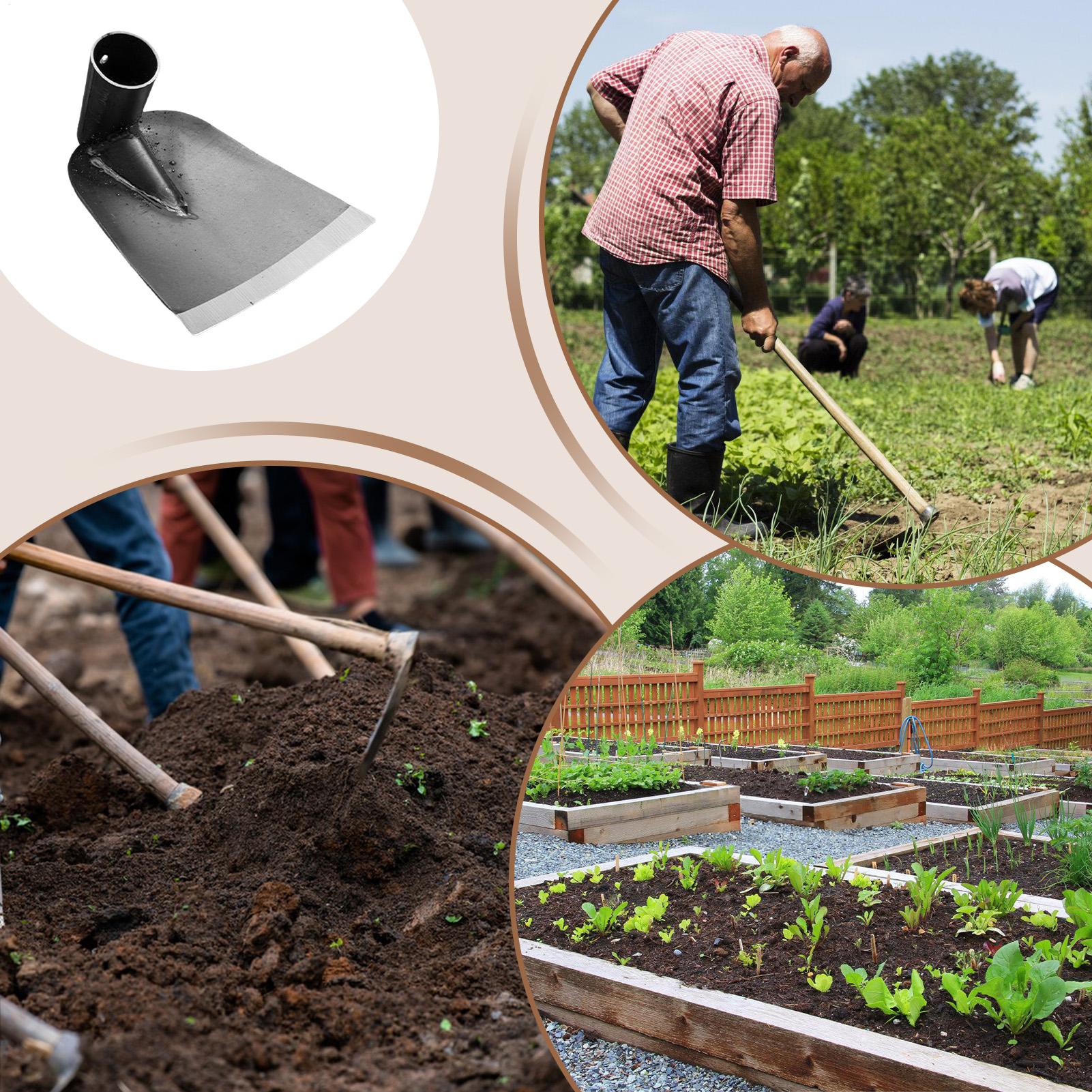 

Manganese Steel Small Hoe for Digging Soil Garden Hoe Household Outdoor Farming Tools for Planting Vegetables and Flowers CN