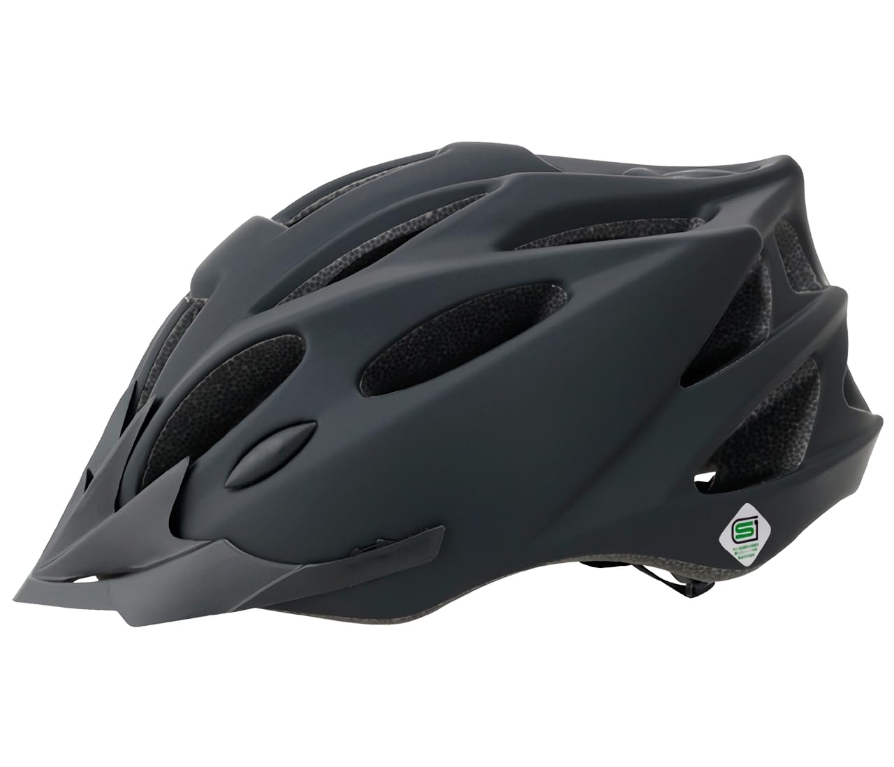 

Sports Helmet Matte Black SG Cycling Standard removable P.S. (M/L) (58-61cm) (with visor) чёрный
