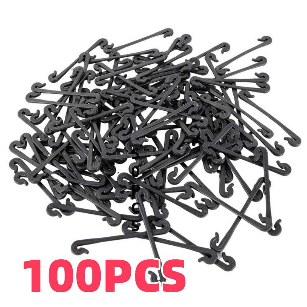100Pcs Plant Vine Binding Clip Garden Plants Fixed Clip Buckles Tomato Vegetable Grape Support Vine Clip Fixed Plant Clip