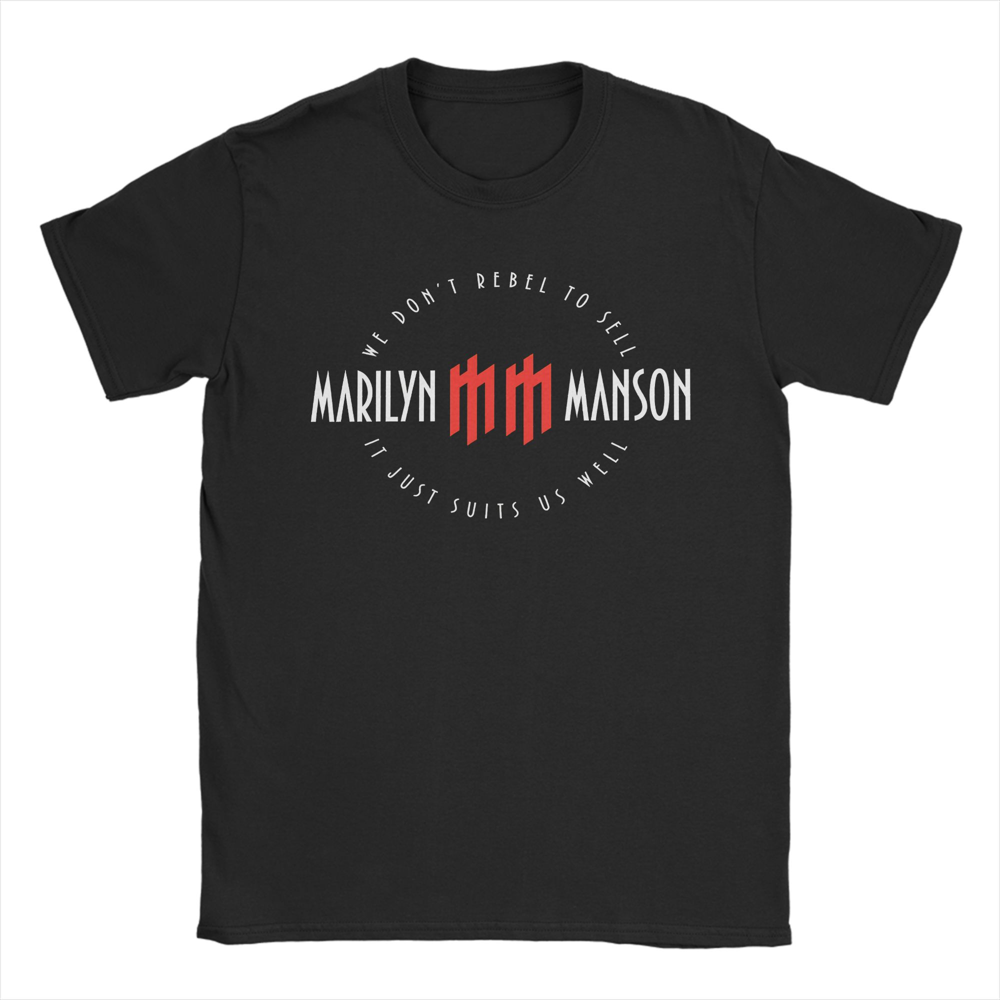 

Marilyn Manson Winterland TShirt for Men Novelty 100 Cotton Tees Round Neck Short Sleeve T Shirt Plus Size Clothing 4XL
