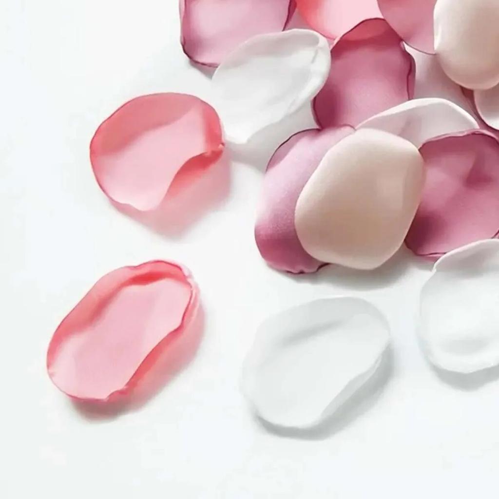 100pcs Silk Artificial Flower Rose Petals For Wedding Girl Aisle Scatter Dinner Table Confetti Centerpieses Bridal Shower Decor