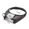 Auto Retractable Head  LED Headband Magnifier Illuminated Visor Glasses Loupe Illuminated Visor Glasses Loupe LED