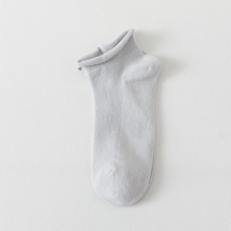 Pregnant Women's Thin Mesh Mid-Calf Socks - Spring/Summer Loose-Fit Cotton Postpartum Confinement Socks