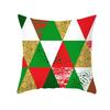Nordic Christmas Pillowcases Printed Elk Snowflake Sofa  Office Cushion Covers Cross-border Home