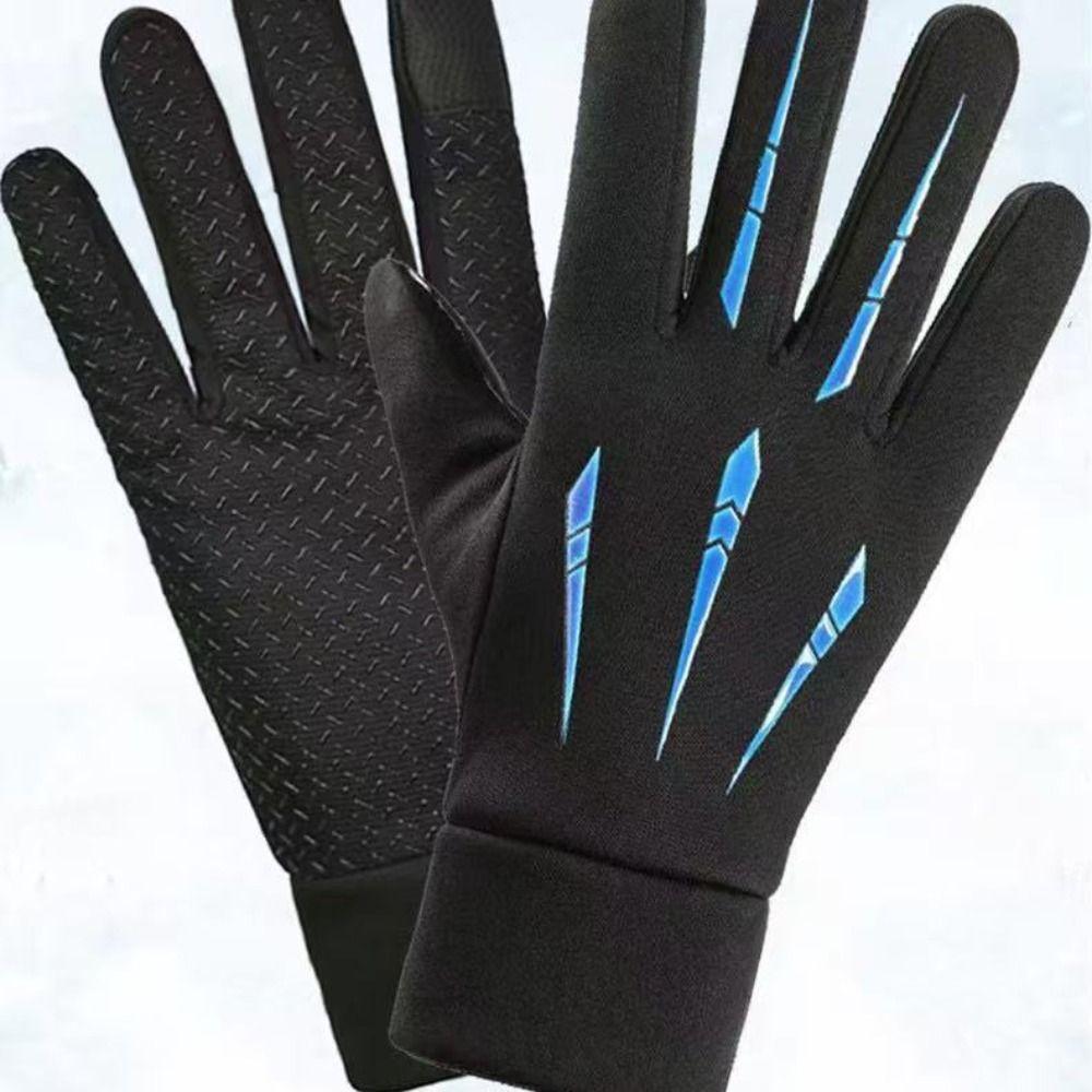 Warm Full Finger Gloves Waterproof TouchScreen Mittens Winter Cycling Gloves  Motorcycle Riding
