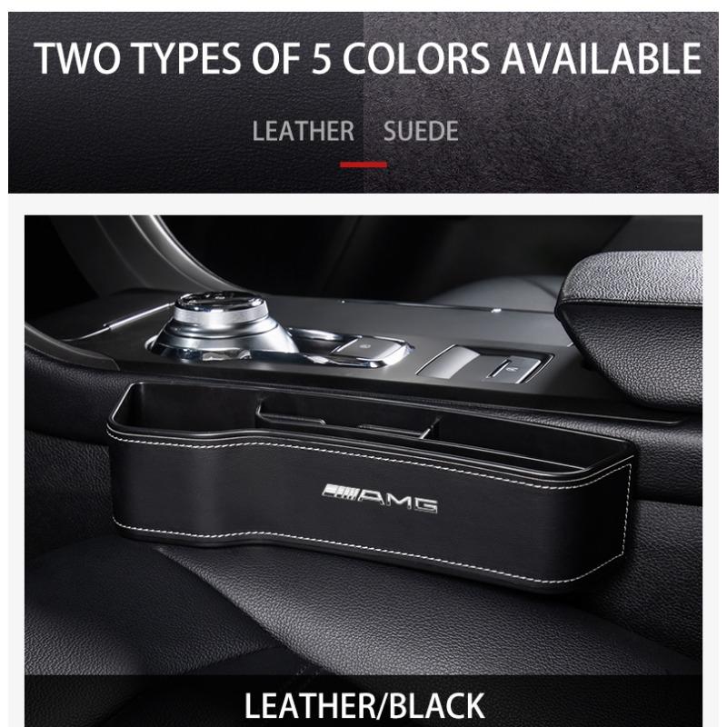 Multifunctional Car Seat Crevice Storage Box Seat Gap Slit Pocket Manager For Mercedes Benz AMG W212 W205 W246 W177 W176 W213 GLC GLE GLS ML Welcome