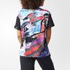 Women's T-Shirt Adidas Originals Drop Shoulder Sleeve T Shirt Women's Black