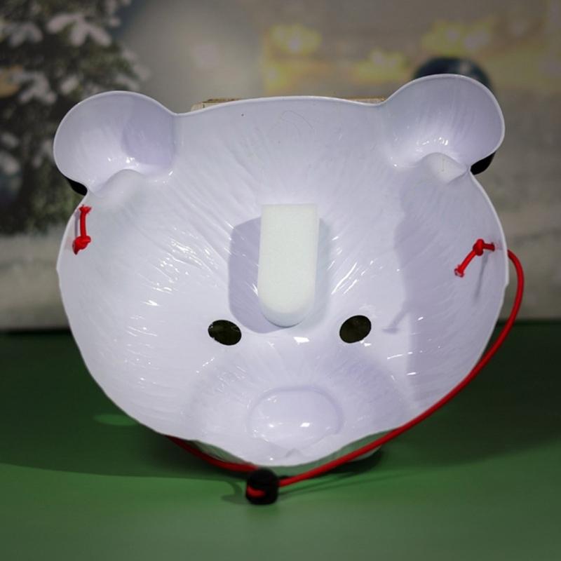 Festival Panda Full Face Mask For Halloween Christmas Parties Costume Accessory Kids Adults Safe Comfortable PVC Plastic