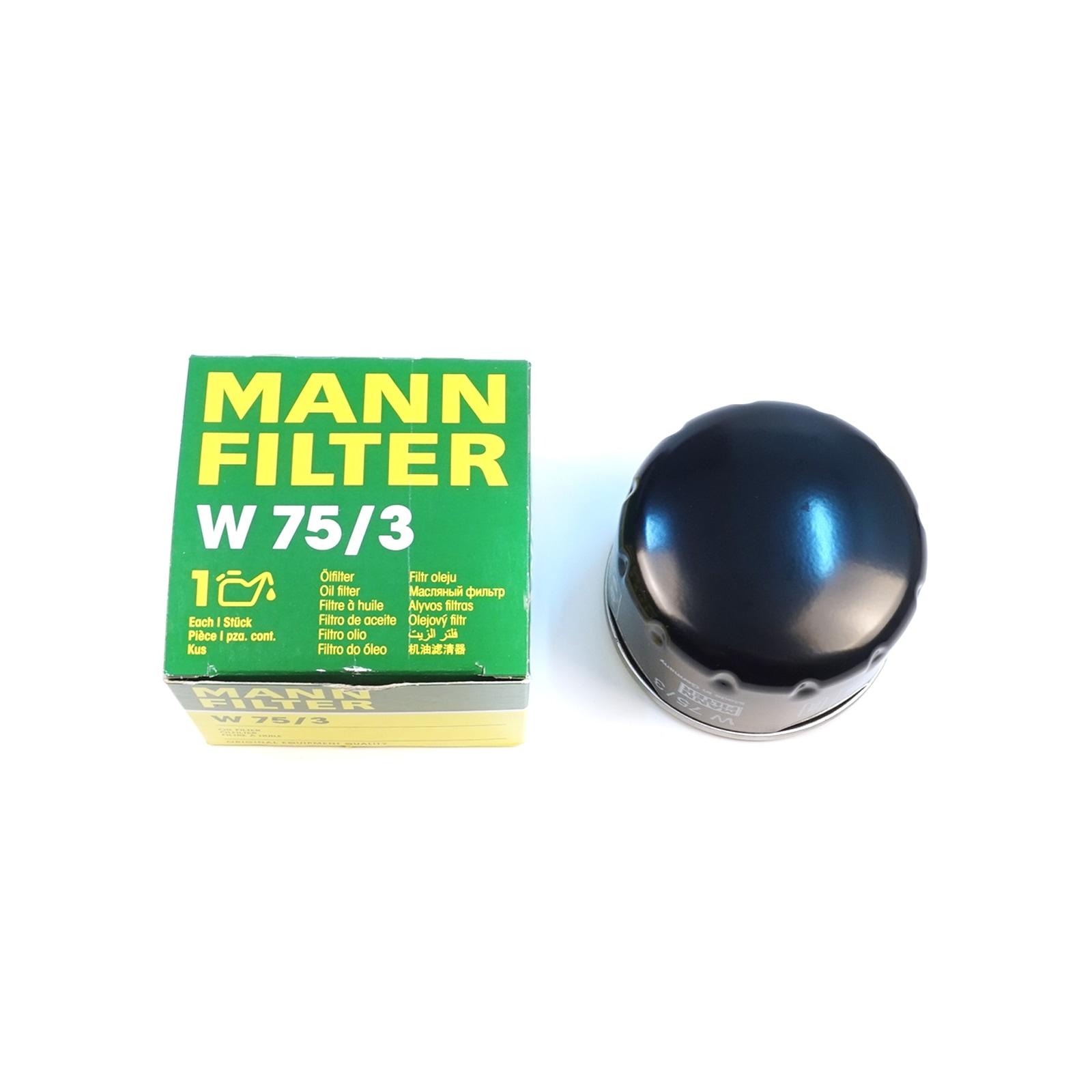 

V2ESP1255 Oil Filter Genuine MANN W75/3 W 75/3 7700274177 for VAZ Lada Largus K7M K4M 2012-On 5-Door Station Wagon Van Cross
