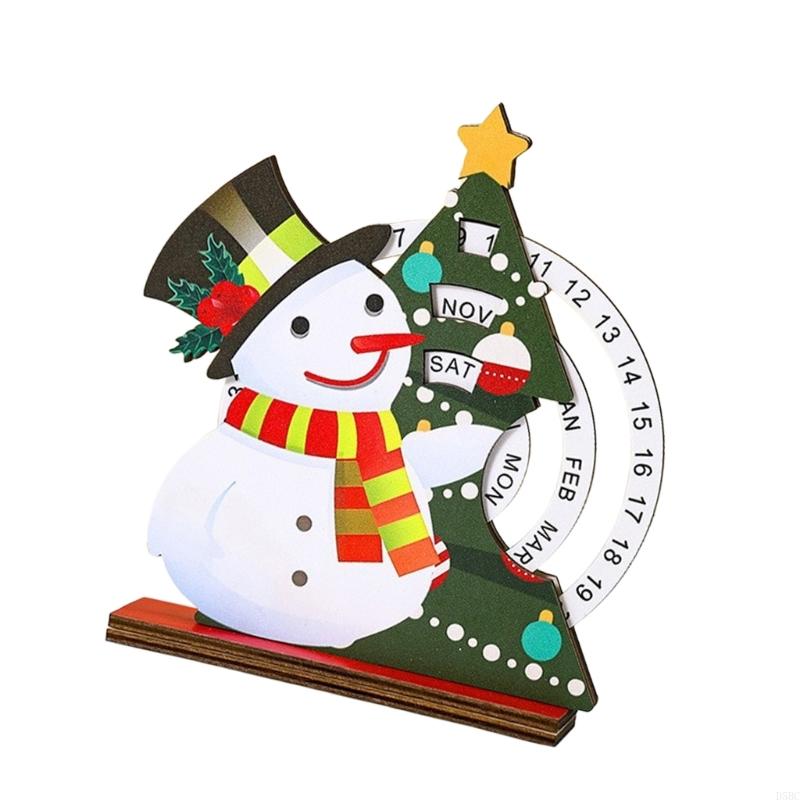 Permanent Oaken Christmas Clock Calendar Toss Number Hurdles Arrival Deck For Telecommute Decoration