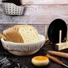 6 Packs Round Bread Proofing Basket Cloth Liner Rattan Baking Dough Basket Cover Natural Rattan Banneton Proofing Cloth(10 Inch)