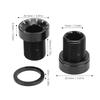 2Pcs Bike Crank Screw Spline Centre Shaft Aluminium Alloy High Strength Anticorrosion Sturdy   Bike Crank Cover