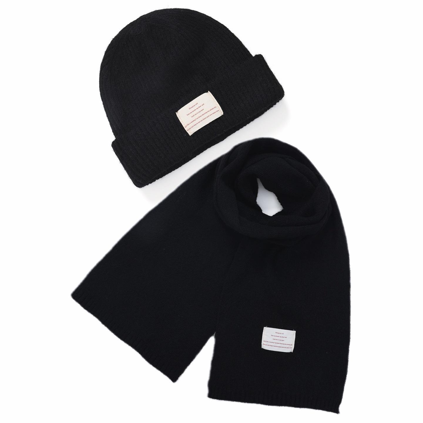 

Вязаная шапка для женщин на зиму в корейском стиле, универсальная, для большого обхвата головы, шерстяная шапка, теплая, с защитой ушей, шапка-полотенце, цельная, противохолодная, тренд 56-62 cm