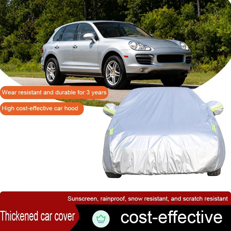 Suitable for Porsche Cayenne 2002-2026, with a Thick Car Cover That Is Sun, Rain, Snow, and Scratch Resistant