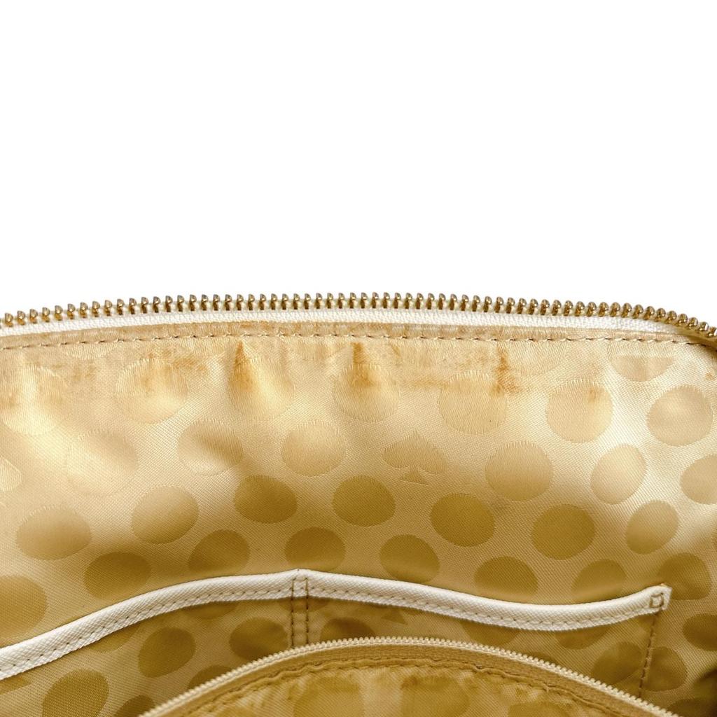 Kate Spade Shoulder Bag Handbag PVC White Women PXRU4471 Used