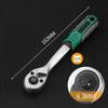 New Chrome Vanadium Steel Ratchet Wrench 72 Teeth 1/4" 3/8" 1/2" Right Angle Wrench Durable Quick Release Hand Tools Home