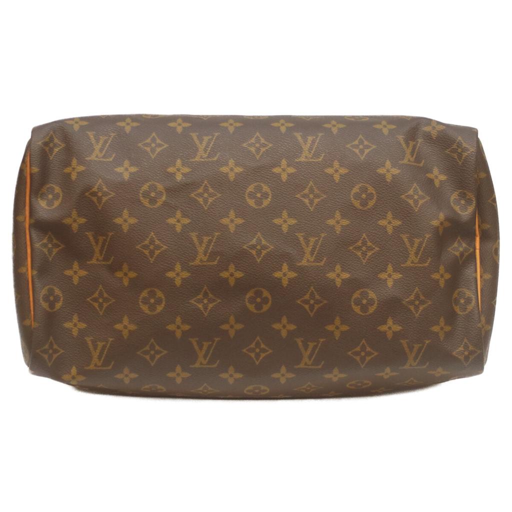 Louis Vuitton 2002 M41524 Monogram Speedy 35 Boston Bag BrownUsed