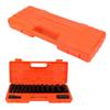 15 PCS/SET SET DRIVE   SOCKET, 1/2 Inch     Socket Tools 10-32 Mm for Garage Workshop