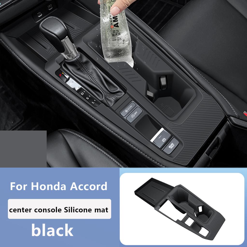 For Honda Accord Custom Black Silicone Center Console Mat | Car Interior Modification Upgrade Accessories