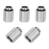 Uxcell G14 Buchse-zu-Buchse Verlängerungsstück, 20mm, für PC-Wasserkühlungssysteme, Silber, 5er-Pack