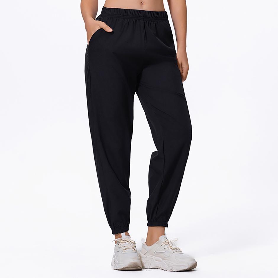 Spring and Summer Thin Ladies Quick-drying Sports Casual Pants Mesh Breathable Nine Pants Teenagers Running Harem Pants