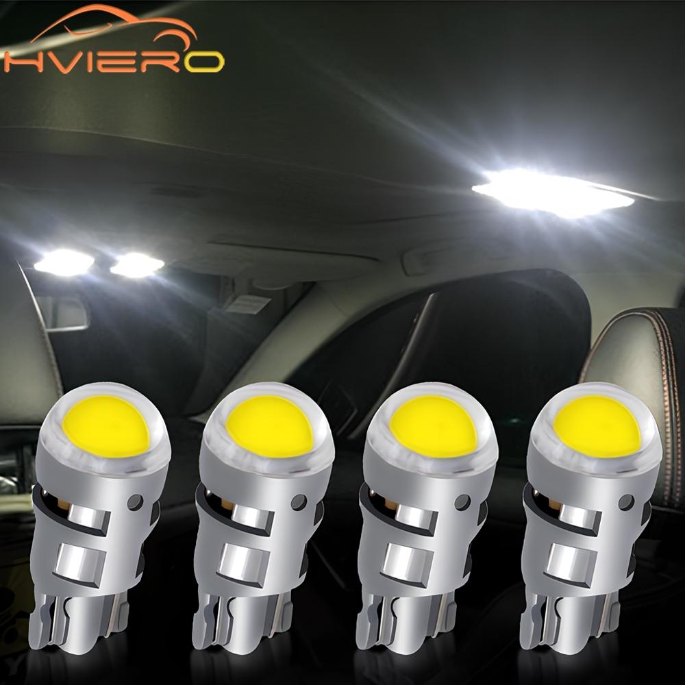 2pcs T10 Led Signal Lamp Car Bulb W5W 194 168 Trunk Reading Interior Lamps Clearance Backup Reverse Light License Plate White