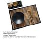Bamboo Woven Placemat Retangle Shape Thickened Heat-Resistant Oil-Resistant Non-Slip Parties Weddings Banquets