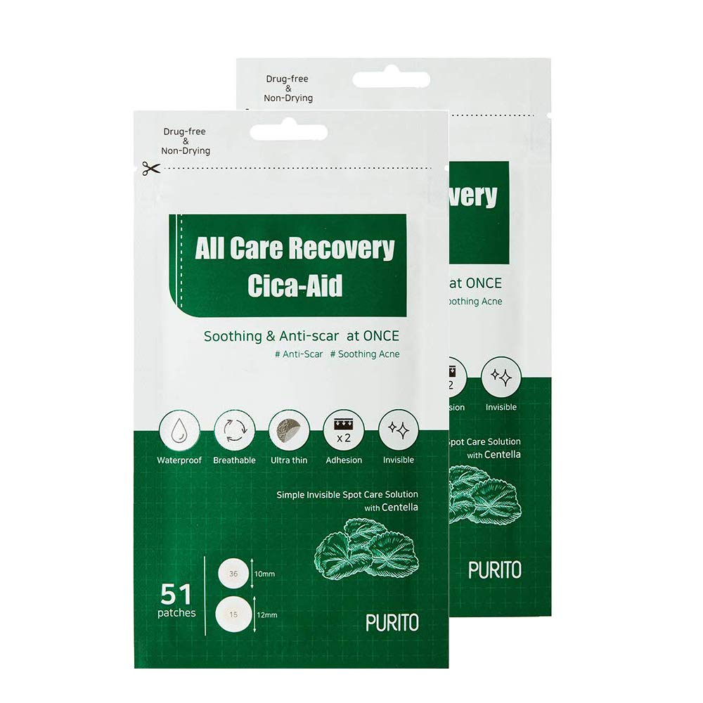 

PURITO All Care Recovery Cica-Aid 51 патч (2 шт.)
