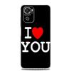 Phone Case For Xiaomi Redmi Note 13 12 5G 9S 9 8 10 11 Pro Plus 4G 9T 13C 12C 10C 9C 9A 7 Clear Cover I Love you Pink Heart