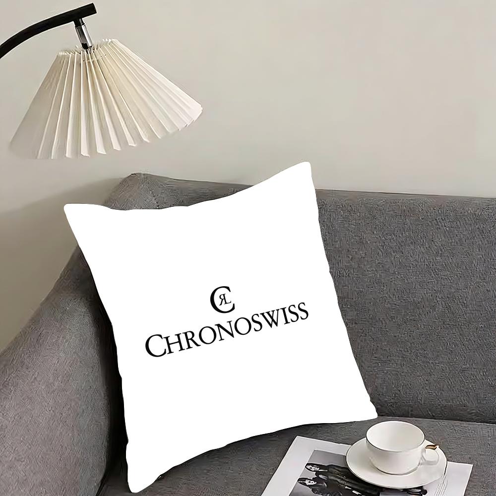 

Chronoswiss Cushion Cover Reversible Plush Pillow Cover – For car, sofa, bedroom, perfect as a gift. 12x12Inch